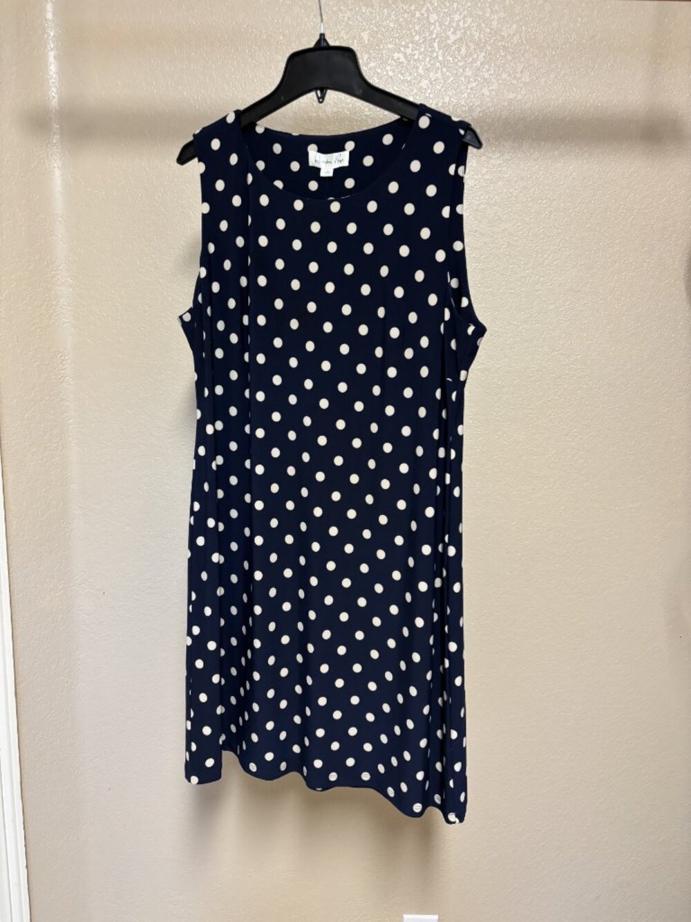 Harper Rose dress, Size 14, Blue with white polka dots